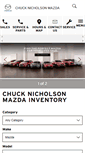 Mobile Screenshot of chucknicholsonmazda.com